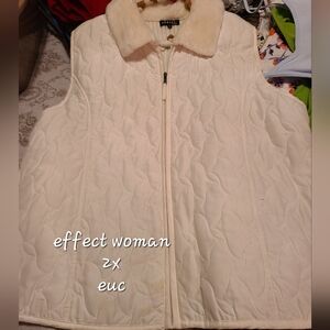 Cream color vest 2x